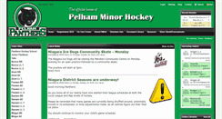 Desktop Screenshot of pelhamminorhockey.com